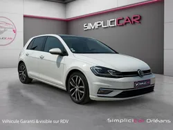 VOLKSWAGEN Golf VII Phase 2 2.0 TDI 150ch Carat DSG7 5p Sellerie Cuir Xenon ACC Garantie 12 mois