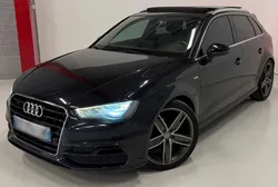 AUDI A3 Sportback 2.0 TDI 150ch S line S tronic 6 Volant Moteur Neuf Toit Ouvrant Panoramique / Audio Bang & Olufsen / Sièges Cuir Chauffants / Caméra de Recul / Accés & Démarrage Main Libre / GPS