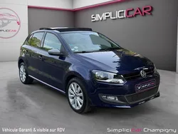 VOLKSWAGEN POLO 1.6 TDI 90 CR FAP Sportline DSG7 - GARANTIE 12MOIS - TOIT OUVRANT - CLIMATISATION AUTO