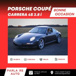 Porsche Coupé (997-1) Carrera 4S 3.8i 355 ch