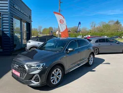 Aude q3 sportback s line 2.0 tdi 150 dsg7 phares led coffre electrique mi cuir sport navigation 3d regulateur limiteur camera recul aide stationnement avant arriere garantie 1 an