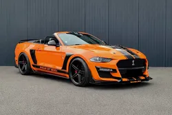 Ford Mustang cabriolet GT 5.0l V8 450ch BVA10 look Shelby GT 500 – Écomalus & COC inclus – Full Options – Pack Premium – Pack Confort – Échappement Performance à clapets – Jantes 20' – Garantie 1 an