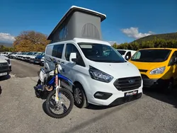 Ford custom rallongé, toit relevable, 2 couchages et 6 places modulables