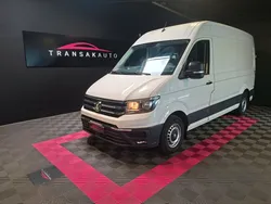 VOLKSWAGEN CRAFTER VAN 35 L3H3 2.0 TDI 177 CH BUSINESS LINE / Attelage / Protection bois / Caméra