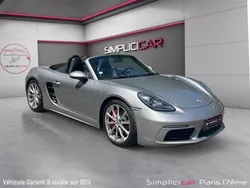 PORSCHE 718 BOXSTER S 2.5i 350 ch pdk pack sport chrono sieges chauffants et ventiles entretien porsche garantie 12 mois