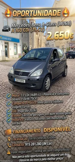 Mercedes-Benz A 170 170 Cdi (168 109)