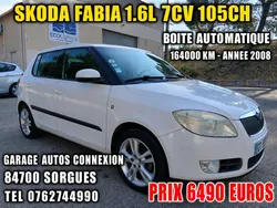 Skoda fabia 1.6l 7cv 105ch boite automatique