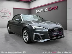 AUDI A5 CABRIOLET 35 TDI 163 S tronic 7 S Line/ENTRETIEN A JOUR/APPLE CARPLAY/ WIRELESS/SIEGES CHAUFFANTS/MATRIX LED/G