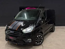 FORD TRANSIT CUSTOM CABINE APPROFONDIE 320 L1H1 2.0 185ch BVA - DISTRIBUTION À JOUR - CARPLAY - SIÈGES CHAUFFANTS - CAMÉRA