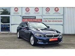 BMW Série 3 Touring Lounge 318DA + Sellerie Cuir + Avertisseur angle mort + Vitres teinte + JA17