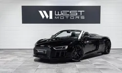 Audi R8 SPYDER V10 5.2 540 FSI Quattro – Française / Carbone / B&O / Carplay / Cam. Recul / Sièges élec. Mémoire / 879EMOIS