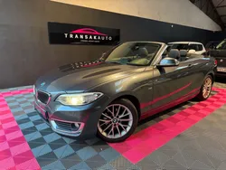 BMW SERIE 2 CABRIOLET F23 218d 150 cv Luxury / BOITE AUTO / VOLANT M / SIÈGES CHAUFFANTS / CAMÉRA DE RECUL