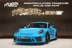 PORSCHE 911 Type 991(II) 4.0 500 GT3 PDK - Bleu Miami - Lift - Pack Chrono - PDLS+ - PCCB