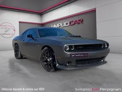 DODGE CHALLENGER 6.4 V8 BVM6 R/T SHAKER SCAT PACK BOITE MANUELLE Pas de malus Echange possible Garantie 12 mois