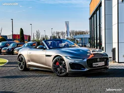 Jaguar F-TYPE R CABRIOLET 5.0 V8 SURALIMENTE 575 CH AWD PHASE 3 VIRTUAL COCKPIT EIGER GREY HIFI MERIDIAN 1280W ECHAPP SPORT CAMERA — MODELE 2021 -