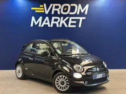 FIAT 500 1.2 69ch 69 LOUNGE - 2019 - 38 000 km - CarPlay - Cabriolet