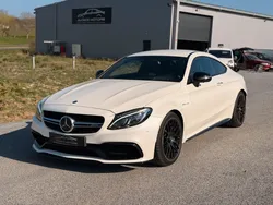 Mercedes C63S AMG Edition One / V8 510ch / Designo Blanc Diamant / Freins Céramique / Burmester / Sièges Performance F1 / Distronic / Très belle configuration / Garantie 6 mois