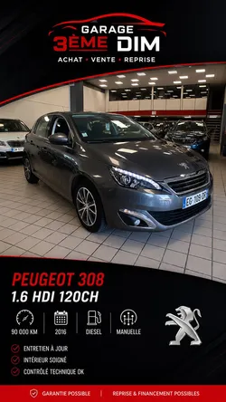 Peugeot 308 1.6 hdi 120 cv