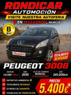 Peugeot 3008 1.6HDI FAP Sport Pack 112