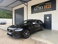 Volvo V90 2.0 D5 235 CH BVA GEARTRONIC 8 R-DESIGN AWD|TOIT PANO|KEY LESS|ATTELAGE ELECT|CAMERA|ORIGINE FR|CARNET COMPLET VOLVO|COURROIE DISTRI NEUVE|VERSION SANS ADBLUE