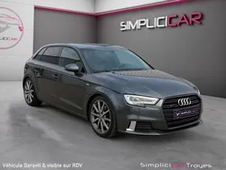 AUDI A3 Sportback 8V2 2.0 TFSI 190ch S line S tronic 7 Carplay Radar Arrière Sièges Sport Garantie 12 mois