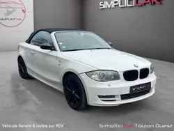 BMW SERIE 1 CABRIOLET E88 125i 218 ch Sport Design A ENTRETIEN COMPLET GARANTIE 12 MOIS