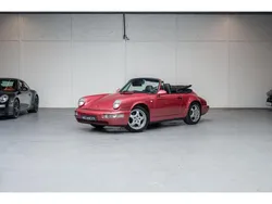PORSCHE 911 964 Carrera 2 Cabriolet *Boîte manuelle / Himber Rot Metallic