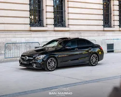 Mercedes-Benz Classe C43 AMG 4Matic 390CH 9G-Tronic Bi-Turbo - Française, Burmester, Toit ouvrant, Camera 360, Carplay, Tête Haute, Echappement... - Classe C IV 43
