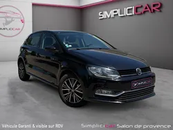 VOLKSWAGEN POLO V PHASE 2 1.2 TSI 90 BLUEMOTION TECHNOLOGY ALLSTAR / ENTRETIENS / DISTRIBUTION FAITE / RADARS AV +AR / BLUETOOTH / Garantie 12 mois