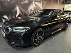 BMW Serie 5 (G30) 520D 520 D M Sport 2.0 D 190 CH Mild Hybrid XDRIVE 4X4 AWD Toit Ouvrant BVA8 Steptronic 8 Affichage Tete Haute Harman Kardon Cuir TVA 2023