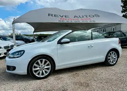 VOLKSWAGEN GOLF VI CABRIOLET 1.4 TSI 160 CH 09/2011 156510 KM 9990e GARANTIE 6 MOIS TOTALE POSSIBILITÉ D'EXTENSION DE GARANTIE DE 48 MOIS REPRISE / FINANCEMENT POSSIBLE