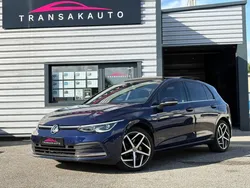 VOLKSWAGEN GOLF 8 1.5 eTSI 150ch DSG7 Style - TO - Sièges ErgoActive - 18P - ACC - Caméra - Carplay - Lumière d'ambiance