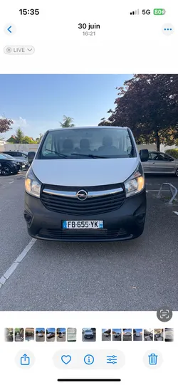 Opel Vivaro FOURGON L1H1 1.6 CDTI 125 CV GARANTIE 3 MOIS