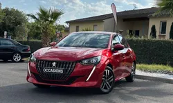 🔥Nouvelle-Peugeot 208 I-Cockpit 1.2 Ess 100Ch*Finition Allure Carbon*Rouge Pierre Diamants*Generation 360*CarPlay/Caméra et Radar tout l’onglet