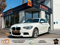 Bmw serie 1 1.6 118 i 170 ch m-sport / alpinweiss / sieges alcantara / radars de recul