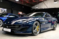 Ferrari portofino v8 3.9 t 600cv /bleu pozzi /echappement sport / 19000 km