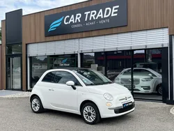 Fiat 500 cabriolet - 1.2l - 69ch - lounge - radar de recul - clim - bluetooth