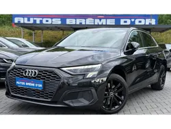 AUDI A3 SPORTBACK 289/mois GARANTIE 6 ANS FULL BLACK 35 TFSI 150ch S tronic 7 Camera VIRTUAL COCKPIT FullLED GPS AppleCarPlay AndroidAuto 1ère MAIN Origine française Entretien à jour/Aucun frais à