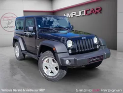 JEEP WRANGLER 2.8 CRD 200 Sport - Bluetooth - Clim - Attelage - Garantie 12 mois