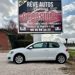 VOLKSWAGEN GOLF VII 1.6 TDI 110 CH FINITION CONFORTLINE 02/2017 140180 KM 12990e GARANTIE 6 MOIS TOTALE POSSIBILITÉ D'EXTENSION DE GARANTIE DE 48 MOIS REPRISE / FINANCEMENT POSSIBLE
