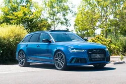 Audi RS6 C7 Performance 605 CH Pack Dynamique Plus - Bleu Ascari - Pack carbone int