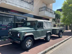 Land rover defender 90 soft top e + remorque sankey