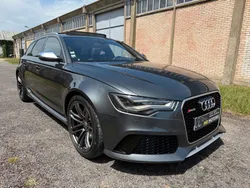 AUDI RS6 AVANT 4.0 TFSI 560 QUATTRO BVA8 - B&O - HUD - TOIT PANORAMIQUE – CARBONE – ÉCHAPPEMENT DYNAMIQUE – MATRIX – CAMERA 360 – GRIS DAYTONA - ORIGINE France