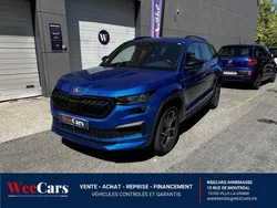Skoda kodiaq 2.0 tdi 150 scr sport line 4x4 dsg bva - 7 places / carplay / toit ouvrant / garantie 12 mois