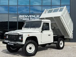 Tres rare land rover defender benne hydraulique phase 2 110 2.4 tdci 122 ch pick up 4x4. 2eme main