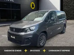 Peugeot Partner 1.5 BlueHDI 130 ch BVA Cabine approfondie /TVA Récupérable/Attelage/Carplay/Régul...