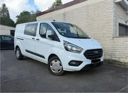 Ford Transit Custom 2.0L 130ch 6 places cabine Approfondie TVA récupérable