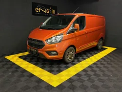 🟡 FORD TRANSIT CUSTOM FOURGON 300 2.0 ECOBLUE 130 BVA LIMITED fourgon ✅TVA dispo✅Attelage✅barres de toit