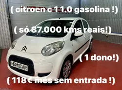 Citroën C1 1dono só 87.000 kms 118 mês sem entrada