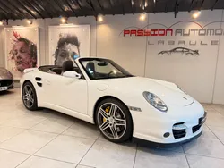 PORSCHE 997 TURBO Cabriolet, 10/2008-129000km, boite manuelle, blanc/Cocoa